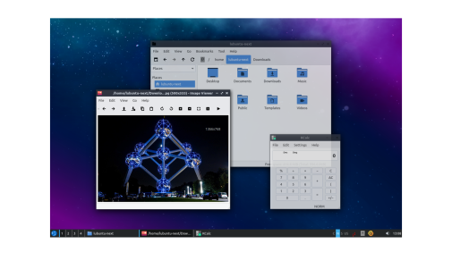 lubuntu 16.04 on it with the pale moon browser