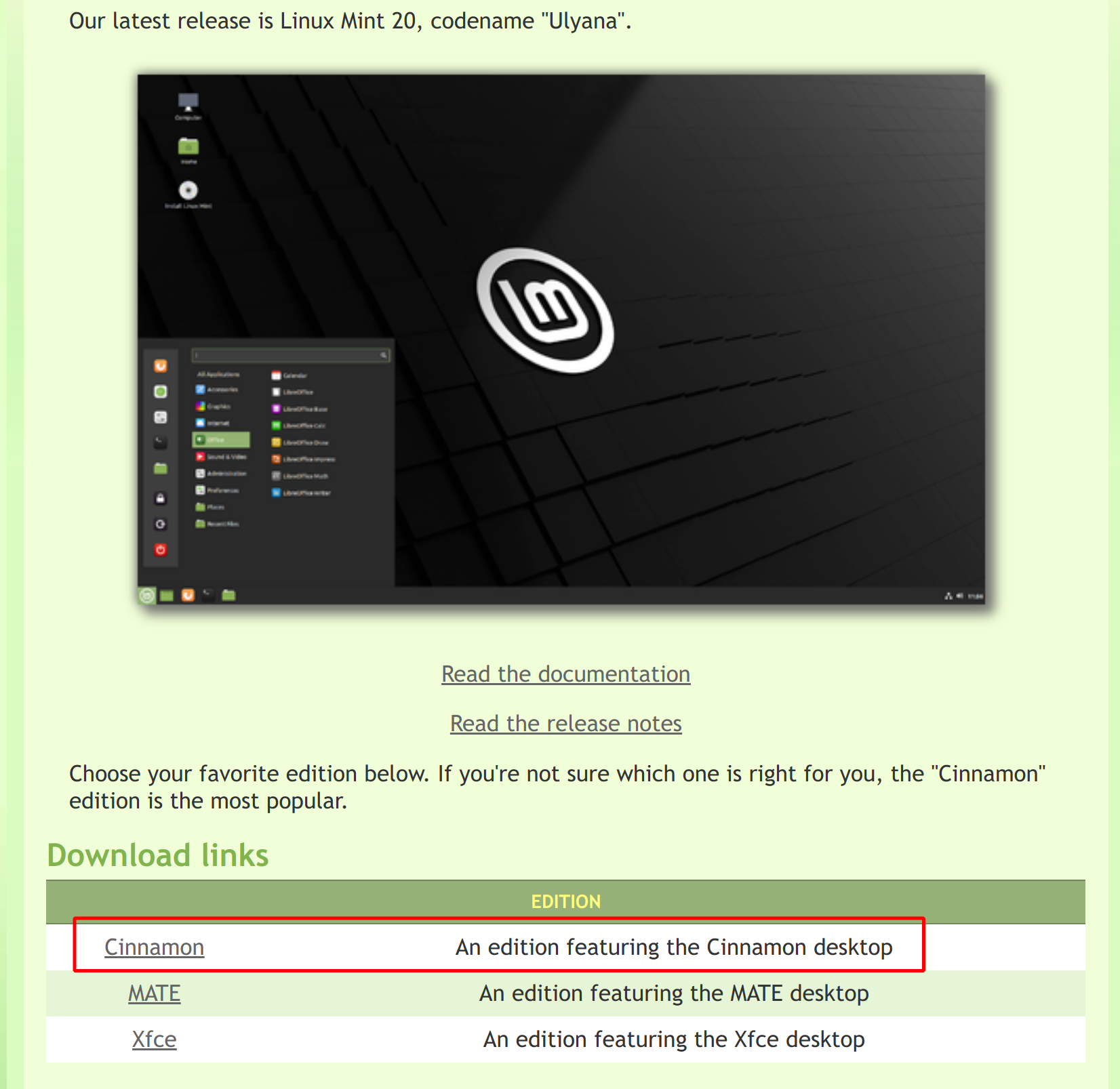 Linux Mint Install Process - Ubuntu Docs!